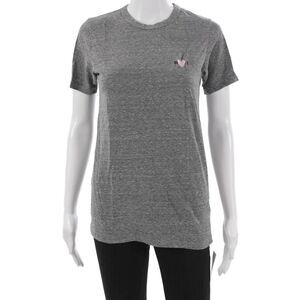 Rodarte Women T-Shirt Short Sleeve Round Neck Polyester Blend Solid Size XS